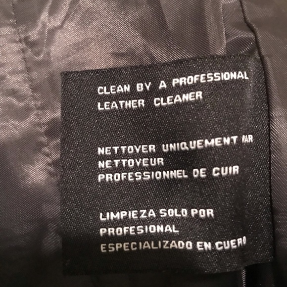 Michael Kors Genuine Leather Jacket - Picture 6 of 8